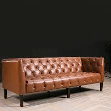 Our buyers search the world for the highest quality leather hides. China Brand New Dark Brown Leather Sofa With High Quality China Leather Sofa Set Leather Sofa