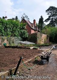 Somebody Seems To Be Working Here Wightwick Manor Near Wolverhampton Cottage Garden Wolverhampton Vegetable Garden