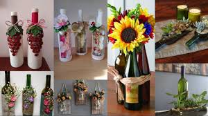 And now you know how to use old bangles for decoration too! Reused Wine Bottles Decorations Beautiful Craft Ideas To Use Old Bottles And Jars For Home Decor Youtube