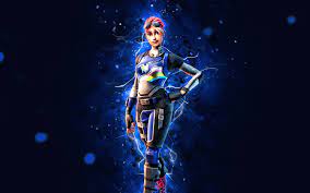 Download wallpapers Brilliant Bomber, 4k, blue neon lights, 2020 games,  Fortnite Battle Royale, Fortnite characters, Brilliant Bomber Skin, Fortnite,  Brilliant Bomber Fortnite for desktop with resolution 3840x2400. High  Quality HD pictures wallpapers