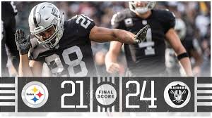 They have a ton of speed at wr, led by henry ruggs (4.27 40) and bryan edwards (4.4 range) against a. Espn On Twitter The Raiders Get Their 3rd Win And Stun The Steelers In Oakland