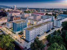Offenburg — offenburg, 1) amt im badenschen. Neubau Wohnquartier Muhlbachareal Offenburg Buro Ganssle Hehr Landschaftsarchitekten