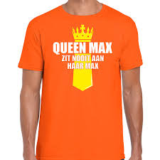 Lees dan verder over het haakpatroon kroontje. Oranje Queen Max Zit Nooit Aan Haar Max Shirt Met Kroontje Koningsdag T Shirt Voor Heren Fun En Feest