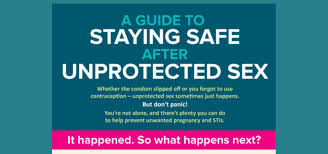 Infographic: A Guide To Staying Safe After Unprotected Sex - Sex ...