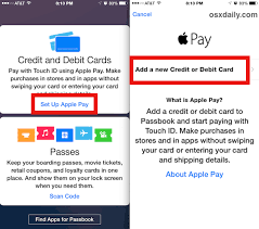 Maybe you would like to learn more about one of these? Set Up Apple Pay On Iphone Osxdaily