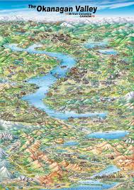Check spelling or type a new query. Pictorial Map Of Okanagan Valley Canada Mappery Okanagan Valley British Columbia Okanagan
