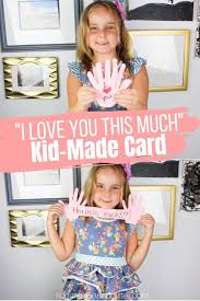 Perfect happy birthday messages for your friends, family, lover, colleagues or anyone you care. I Love You This Much Kid Made Card With Video Sugar Spice And Glitter