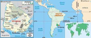 Uruguay Official Full Name In Spanish La Republica Oriental Del Uruguay Uruguayan Flag The Republic East Of The Uruguay Is Africa Uruguay Africa Map