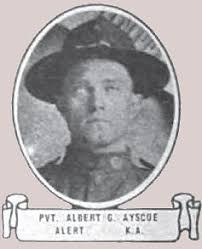 PFC Albert Green Ayscue (1890-1918)