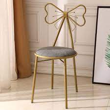 Recommended bathroom vanity stool posted by mdesign in bathroom at june 16, 2017 and related to bathroom vanity stool, bathroom vanity stool or bench, bathroom vanity stool walmart, bathroom vanity stool with casters, bathroom vanity stool with storage. Makeup Vanity Chair Butterfly Backrest Wrought Iron Leather Makeup Stool Bow Shape Vanity Stool Dining Chair Lounge Chair Bar Stool Bedroom Living Room Dressing Stool White W6855 Walmart Com Walmart Com