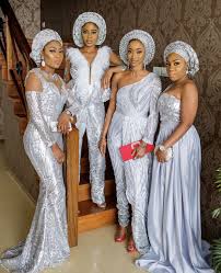Nigerian Traditional Wedding Dress Unique Asoebi Styles My African Kings Quee In 2020 African Fashion Dresses African Bridesmaid Dresses African Wedding Dress Ankara