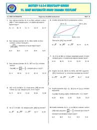 Başlangıç noktaları aynı, birbirine dik iki reel sayı ekseninden oluşan sisteme. 11 Sinif Matematik Dogrunun Analitik Incelenmesi