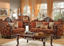Revamp your home with a red and black living room set. Florence Red And Gold Chenille Sofa By Homey Design 270 S