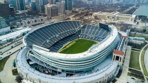 Book a soldier field tour! Aerial Drone Photography Of Soldier Field In Chicago Illinois