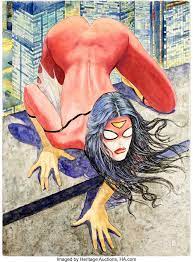 That* Milo Manara Spider-Woman Original Cover Art Up For Auction