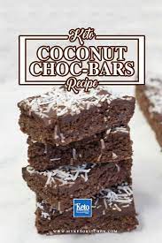 Keto Coconut Chocolate Cake Bars Easy To Bake Low Carb Yet Sweet Tasty Recipe Cake Bars Recipe Chocolate Cake Bars Recipe Low Carb Recipes Dessert