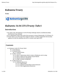 Coffee machine manufacturers ukzn moodle download windows. Kubuntu Trusty Kubuntu 14 04 Lts Trusty Tahr Manualzz