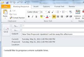 Respond To A Meeting Request Outlook 2010 And 2013 University Of Victoria