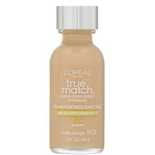 l true match makeup w3 beige