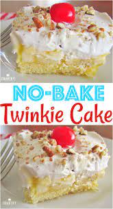 No Bake Twinkie Cake Video The Country Cook Recipe Twinkie Cake Recipes Cake Recipes Twinkie Cake