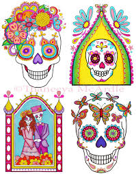Mandala coloring pages coloring pages to print coloring book pages coloring pages for kids coloring sheets kids coloring free adult coloring printable adult coloring pages skull color. Day Of The Dead Coloring Book Adult Coloring Book By Thaneeya Art Is Fun