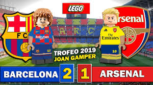 Este verano sí que habrá pretemporada. Barcelona 2 1 Arsenal Trofeo Joan Gamper 2019 Futbol Lego Stop Motion Youtube