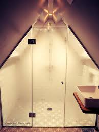 But the challenge is accepted! Bespoke Shower Glass For Loft Conversions Sloping Ceilings Attic Spaces Marvin And Pinch