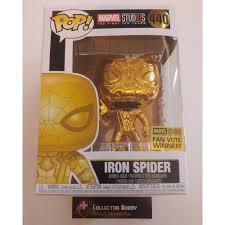From your shopping list to your doorstep in as little as 2 hours. Funko Pop Marvel 440 Iron Spider Gold Chrome Studios 10 Stud10s Pop Vinyl Fu38482