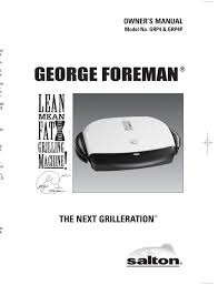 Use only heatproof plastic and wooden utensils when cooking on the grill. George Foreman Grp4 Owner S Manual Pdf Download Manualslib