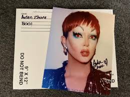 I got a signed poster from Aiden Zhane, and I appreciate the little 'boo'!  : r/rupaulsdragrace