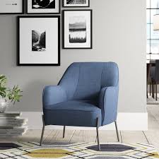 Orlane Armchair In 2020 Blue Accent Chairs Living Room Modern Modern Room
