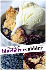 Blueberry Cobbler Yumminess Blueberry Cobbler Yumminess Heidelbeeren Rezepte Sommernachtisch Sommer Dessert
