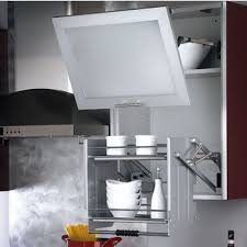 With the sink base cabinet turned upside down and resting on the floor, the installers attach risers to the. Rev A Shelf Premiere Pull Down Shelving System For Kitchen Wall Cabinet Kitchensource Com