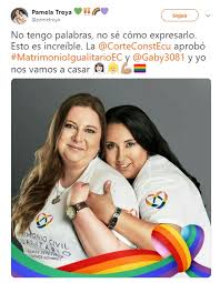 Noticias principales de ecuador aprueba el matrimonio igualitario, artículos de opinión, imágenes mientras alemania aspira a prohibir las terapias de conversión, en ecuador los activistas denuncian. Aprobacion De Matrimonio Igualitario Genera Reacciones