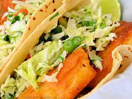 Combine vinegar, lime juice, sugar, cumin and coriander seeds if using, and 1 teaspoon kosher salt in a small sauce pan and. Beer Batter Fish Tacos