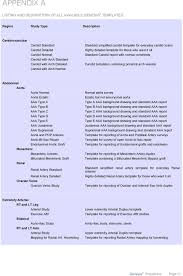Genesis 2 System For Reporting Of Vascular Laboratory For Carotid Ultrasound Report Template Business Template Report Template Professional Templates