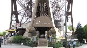 Le Jules Verne Restaurant Southern Pillar Of Eiffel Tower Paris