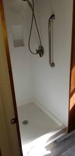 Elite shower surround (three piece) (27 x 54) (lyons). Expand You Shower With Corian Shower Base Shower Wall Boxes