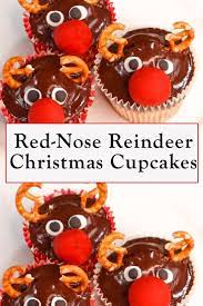 Red Nose Reindeer Cupcake Recipe In 2021 Fun Cupcake Recipes Cupcake Recipes Christmas Recipes Easy