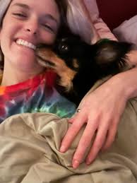 Lost skinny black hound dog in Orleans?