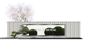 现代景墙su模型 outdoor decor decor home decor