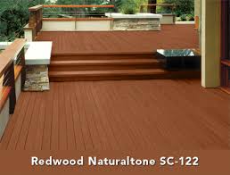 Behr S Redwood Naturaltone Sc 122 Use Deckover Product On All Decking And Fascia Use The Same Tint In A So Staining Deck Deck Stain Colors Porch Makeover