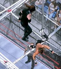 Image result for undertaker vs shawn michaels badd blood 1997