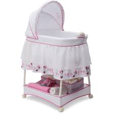 Delta Children Gliding Bassinet Minnie Boutique Walmart Com