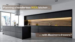 Your kitchen doors and drawers lead the way to your kitchen style and touch, no matter if you're up to a modern feeling or a more rustic charm. Real Handleless Ikea Kitchen With Push2open Kit Youtube