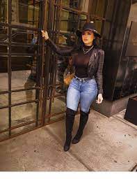 Long Boots Jeans And Hat Inspiring Ladies Winter Fashion Outfits Cute Fall Outfits Fashion Outfits