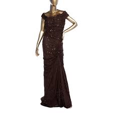 Tadashi Shoji Sequined Evening Gown