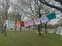 Extinction Rebellion camp out in Nottingham over climate emergency demands 