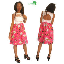 Cette robe a tout pour plaire : Mini Robe En Pagne Factory Store