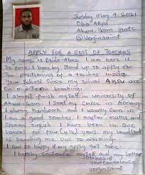 Career the writer of this cover letter works in marketing, so hopefully he's able to market for himself with a st. Funny Job Application Letter For The Position Of A Teacher Jobs Vacancies Nigeria